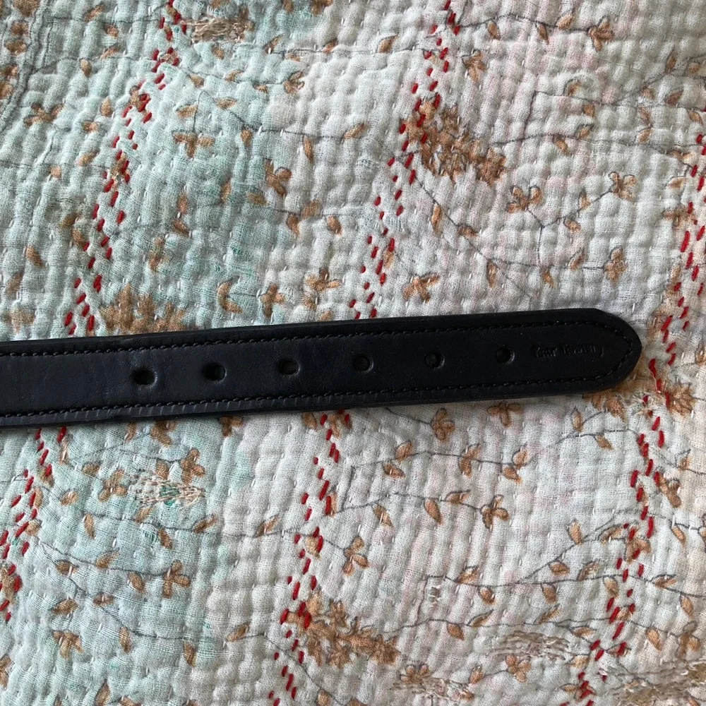 Artisan Made Padded Leather Dog Collar w Star Studs - Picture 6 of 11